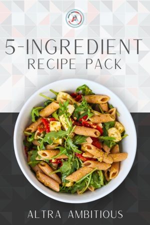 5 Ingredient Recipe Pack cover page