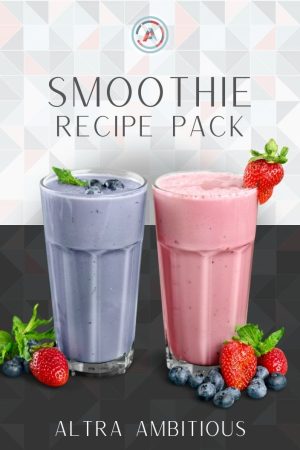 Smoothie Recipe Pack cover page